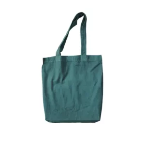 Custom tote bag 1 color green color inspiration by qualitycustomboxes.com