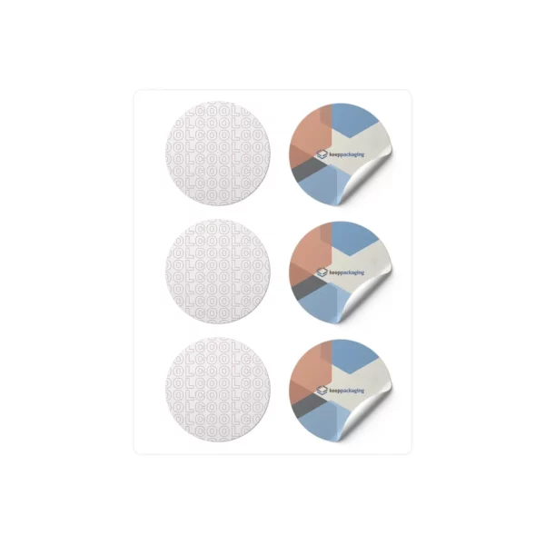 Custom Circle Sheet Stickers by qualitycustomboxes.com