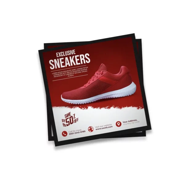 Custom Flyer Footwear Industry Flyer Inspiration by qualitycustomboxes.com