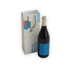 Custom Wine Gift Bag With Handle by qualitycustomboxes.com