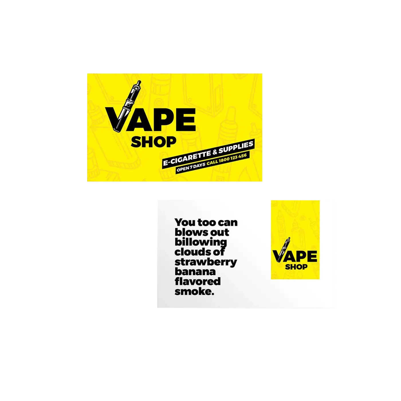 Custom Vape Business Card Custom Printed Graphics Inspiration by qualitycustomboxes.com