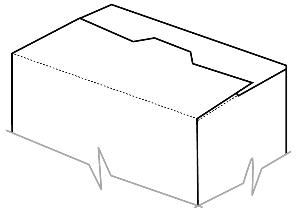 Partial Overlap Seal End Closure by qualitycustomboxes.com