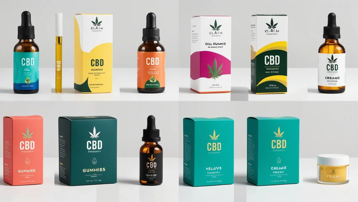 Eye-Catching CBD Packaging Designs